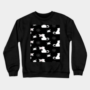 Halloween Cat Boo Crewneck Sweatshirt